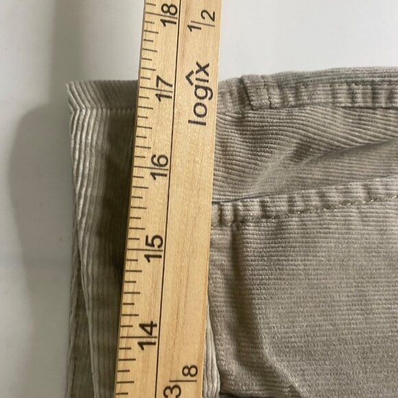 Eddie Bauer Womens Beige Corduroy Pants Size‎ 10 Wide Leg Med Rise - Picture 7 of 11